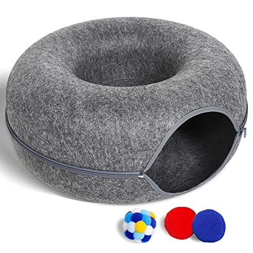 Cat Donut - Comfy Pet House + Toy